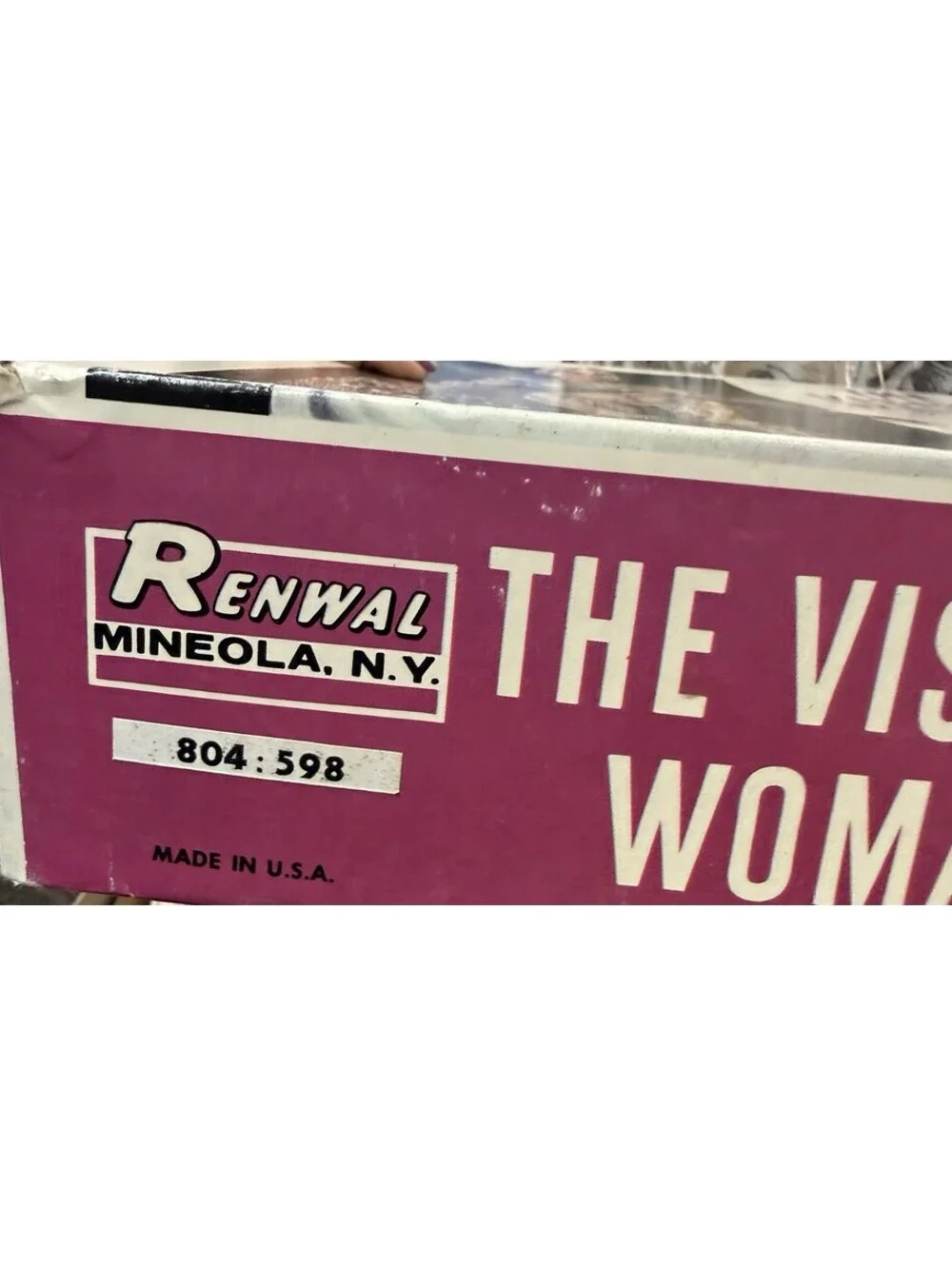 Vintage 1960 The Visible Woman Assembly Kit - #804 Made By Renwal New York USA